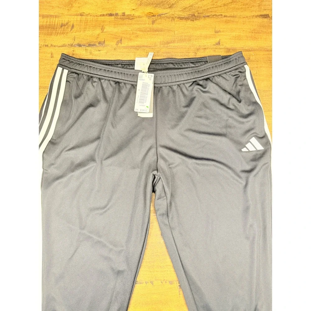 Adidas Tiro Black White Stripe Athletic Training Pants  Mens 2X NWT